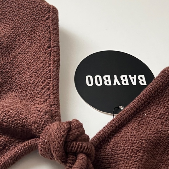 BABYBOO XS - MIMOSA MINI CHOCOLATE BROWN DRESS - Picture 3 of 5